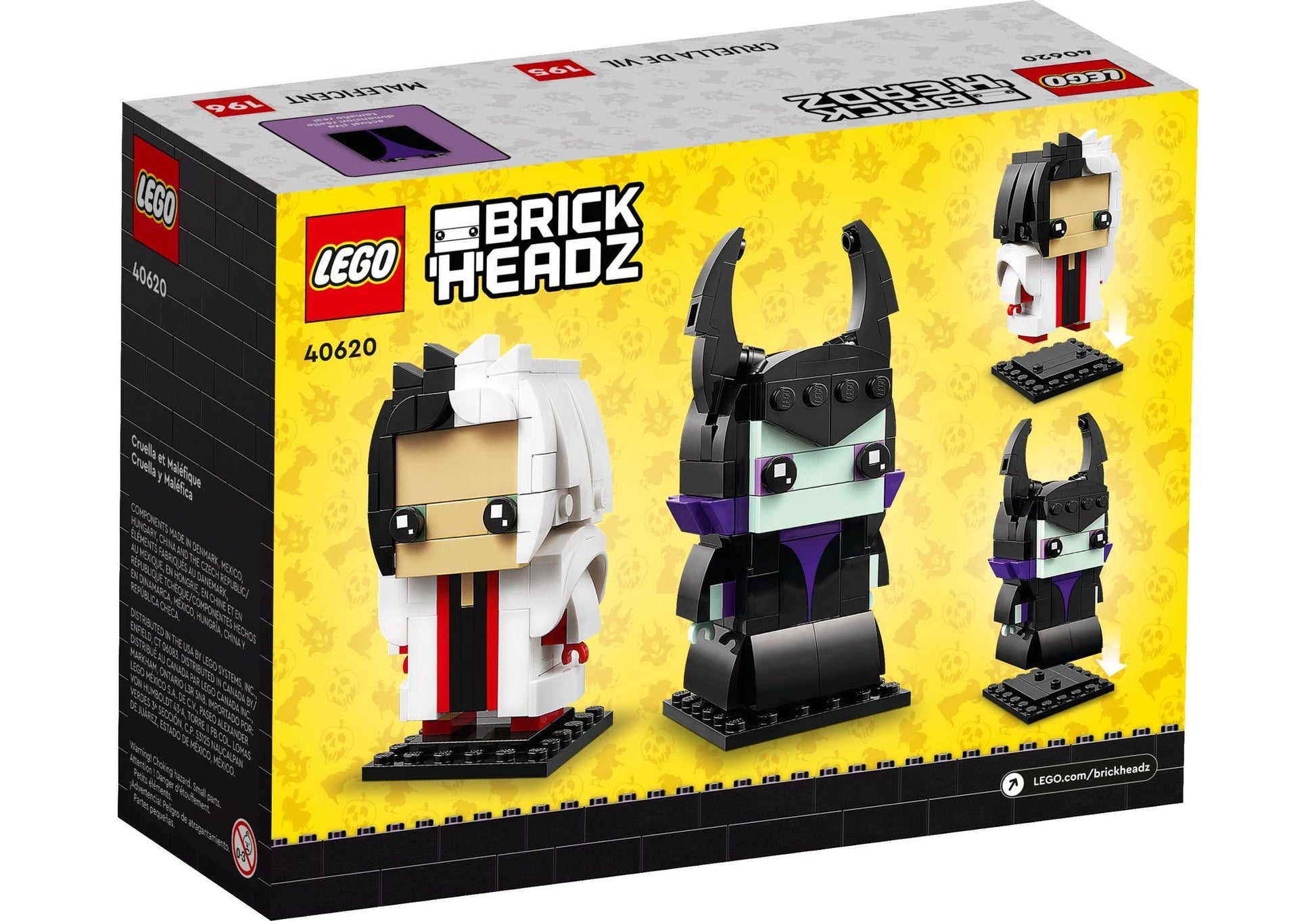 Lego 40620 BrickHeadz Disney: Cruella und Maleficent - plegobil
