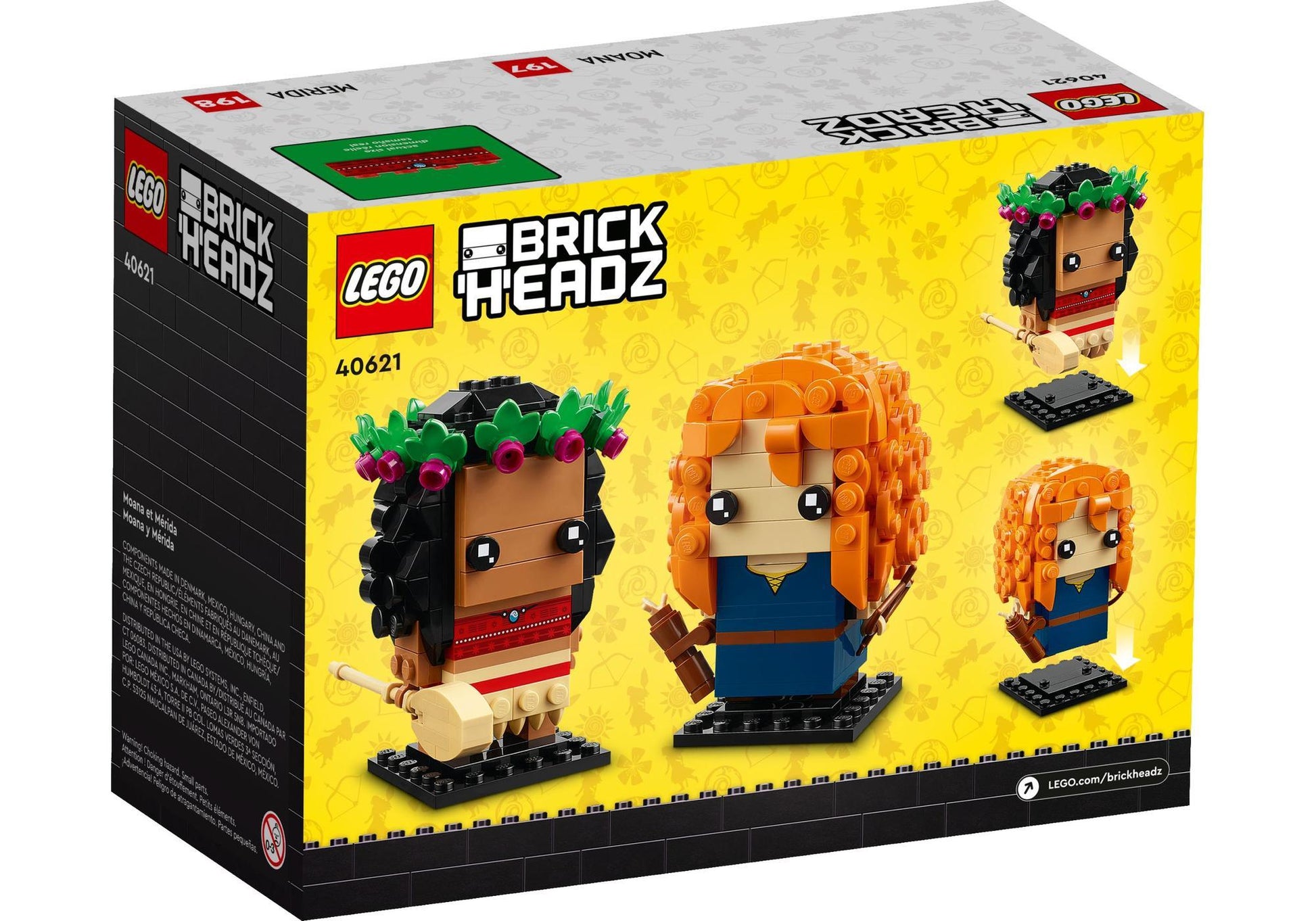 Lego 40621 BrickHeadz Disney: Vaiana und Merida - plegobil