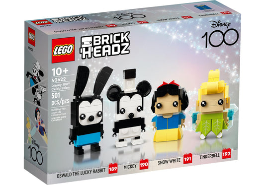 Lego 40622 BrickHeadz Disney: 100-jähriges Disney Jubiläum - plegobil