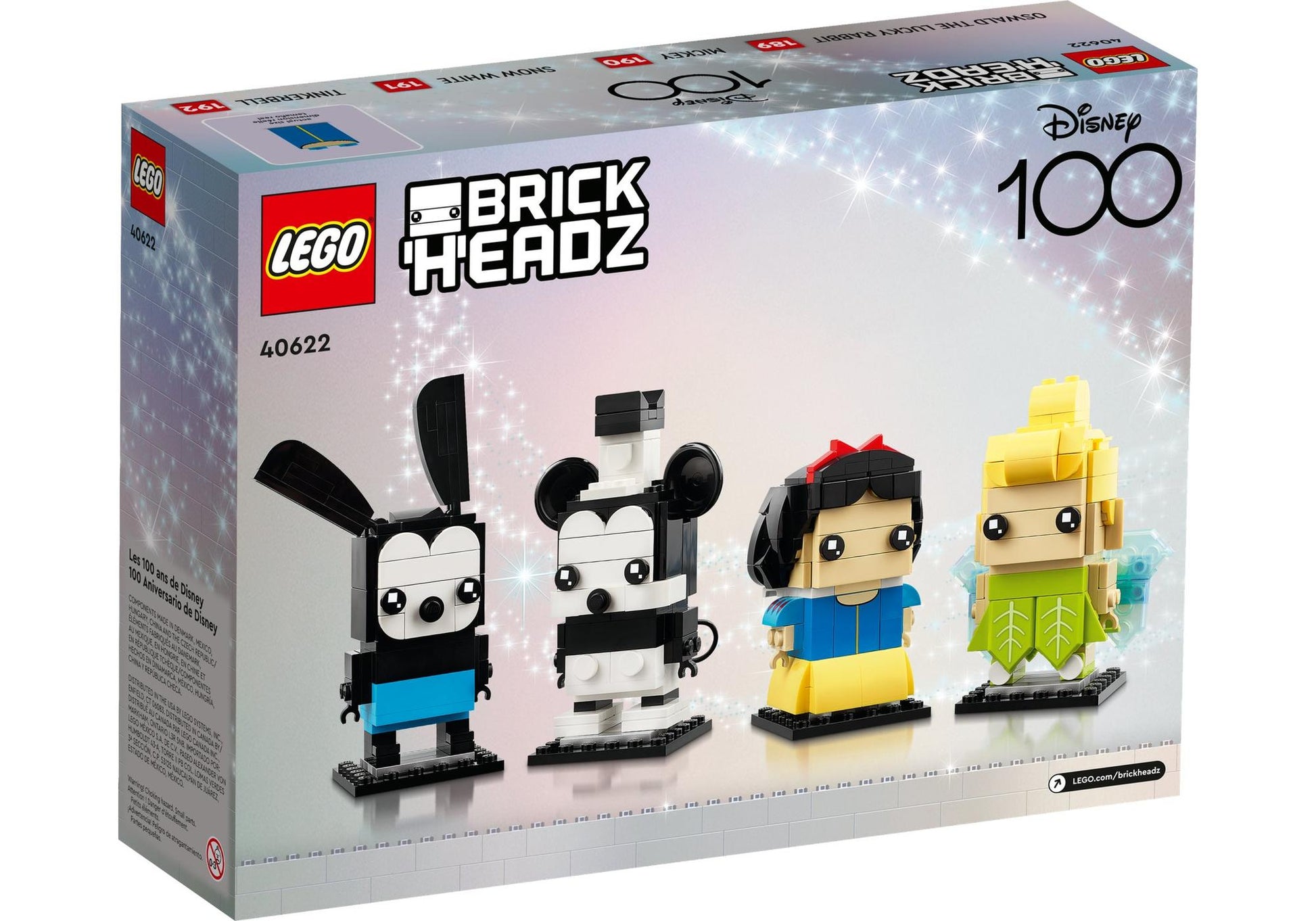 Lego 40622 BrickHeadz Disney: 100-jähriges Disney Jubiläum - plegobil