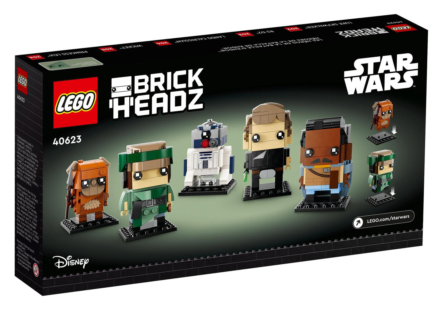 Lego 40623 BrickHeadz Star Wars: Helden der Schlacht von Endor - plegobil