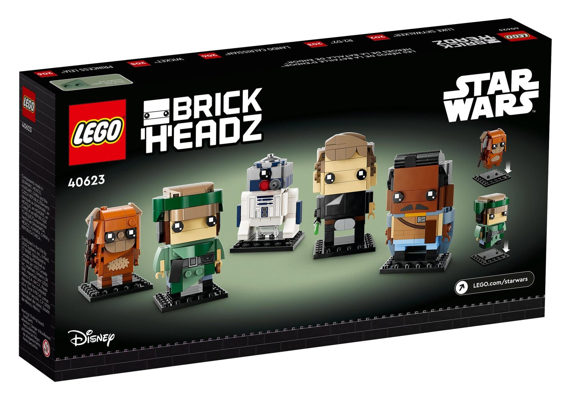 Lego 40623 BrickHeadz Star Wars: Helden der Schlacht von Endor - plegobil