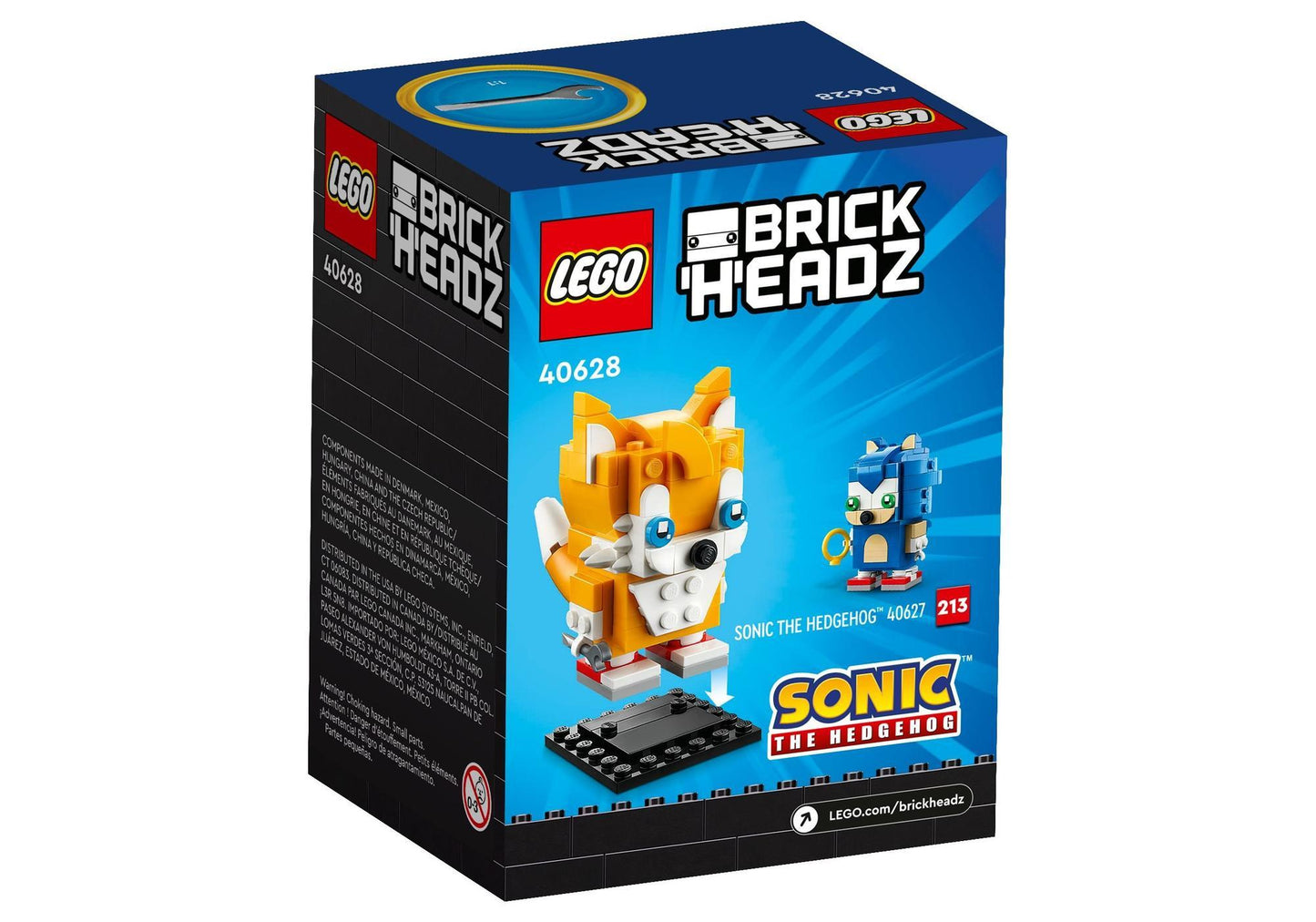 Lego 40628 BrickHeadz Sonic: Miles Tails Prower - plegobil