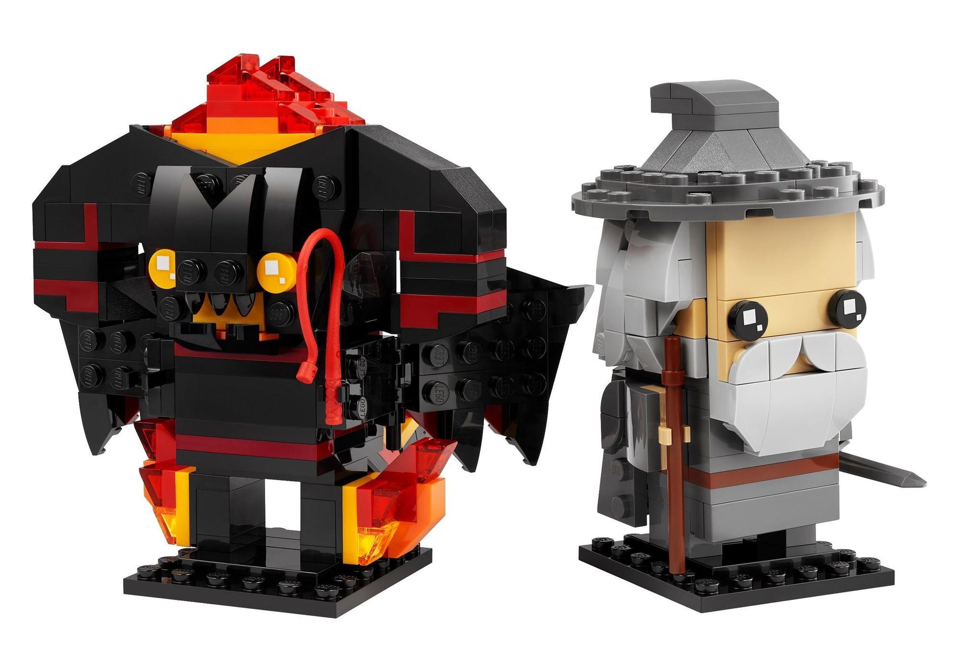 Lego 40631 BrickHeadz Herr der Ringe: Gandalf der Graue und Balrog - plegobil