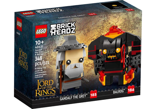 Lego 40631 BrickHeadz Herr der Ringe: Gandalf der Graue und Balrog - plegobil