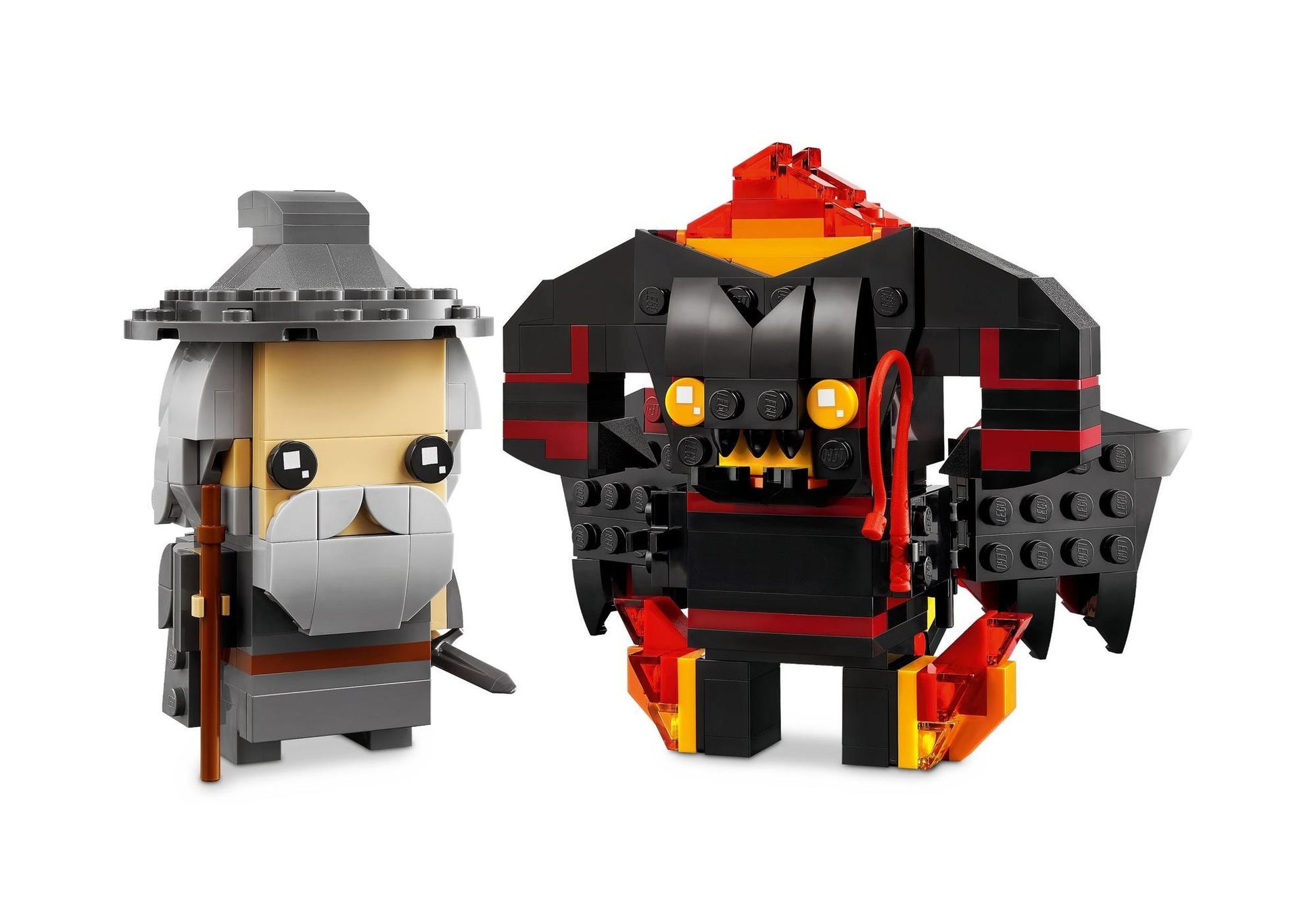 Lego 40631 BrickHeadz Herr der Ringe: Gandalf der Graue und Balrog - plegobil