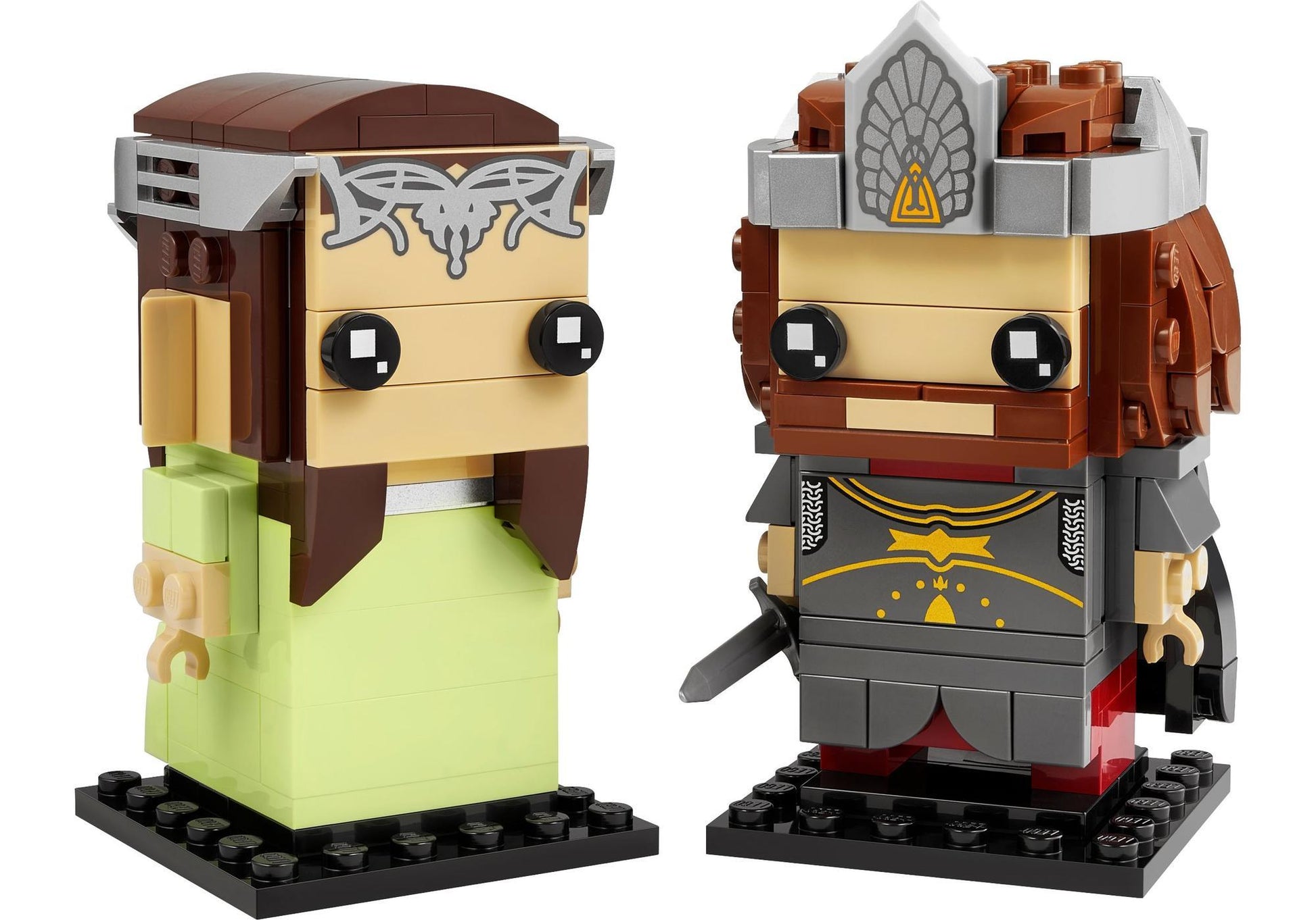 Lego 40632 BrickHeadz Herr der Ringe: Aragorn und Arwen - plegobil