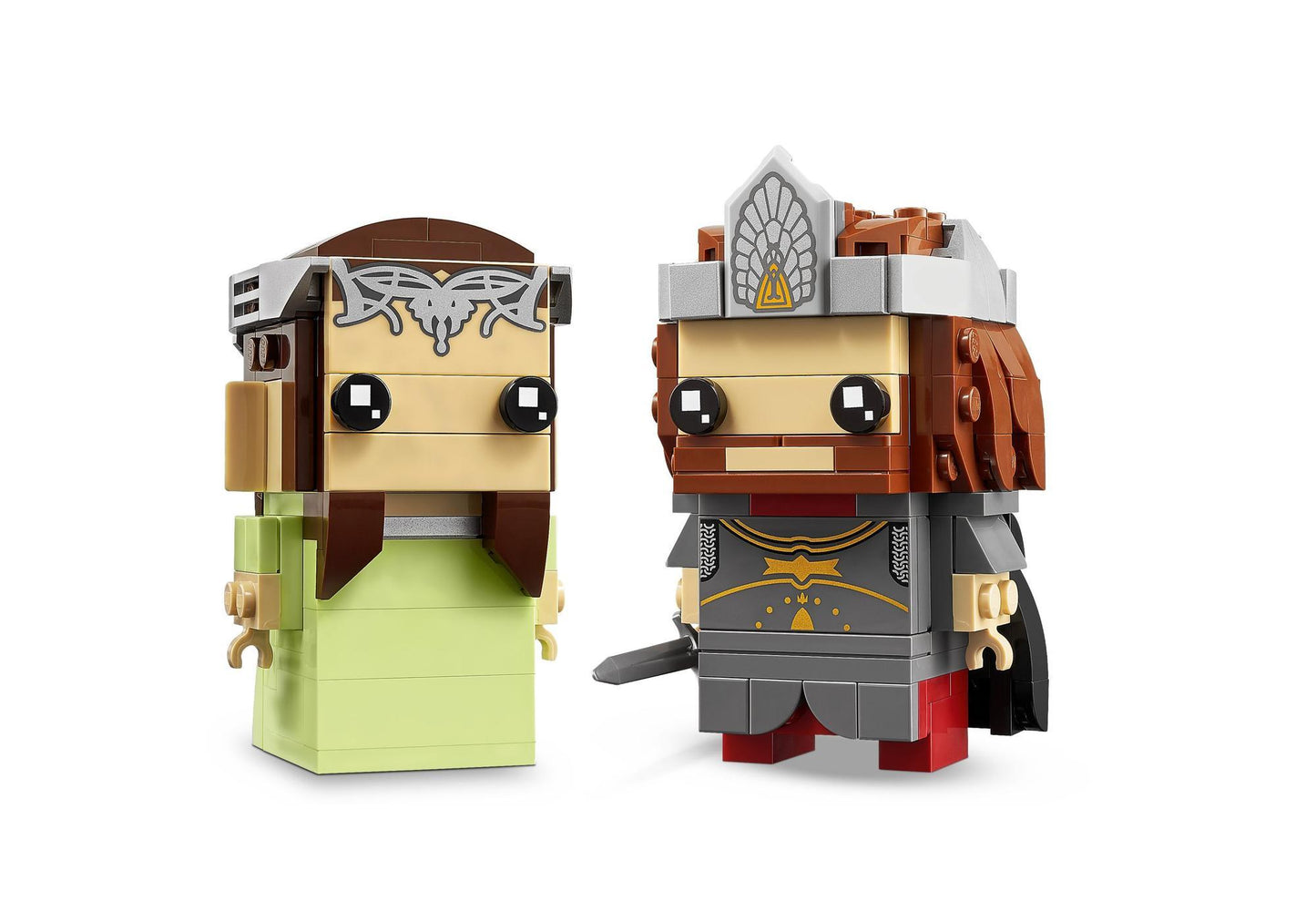 Lego 40632 BrickHeadz Herr der Ringe: Aragorn und Arwen - plegobil