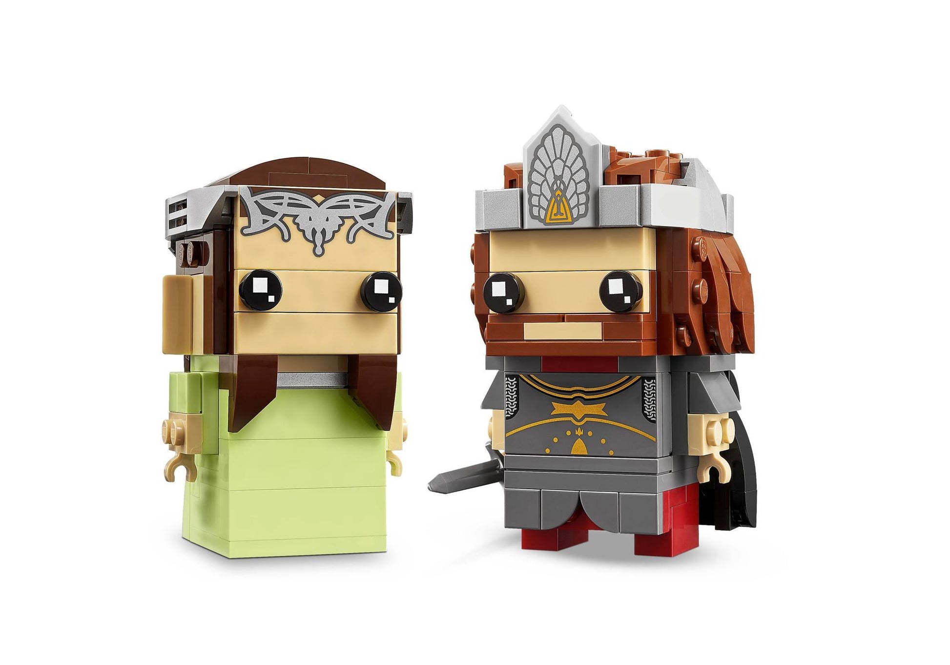 Lego 40632 BrickHeadz Herr der Ringe: Aragorn und Arwen - plegobil