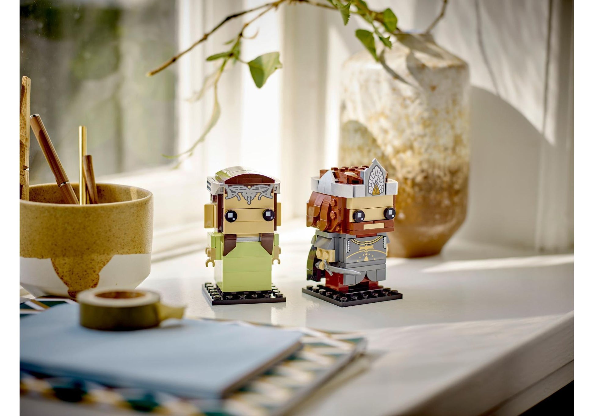 Lego 40632 BrickHeadz Herr der Ringe: Aragorn und Arwen - plegobil