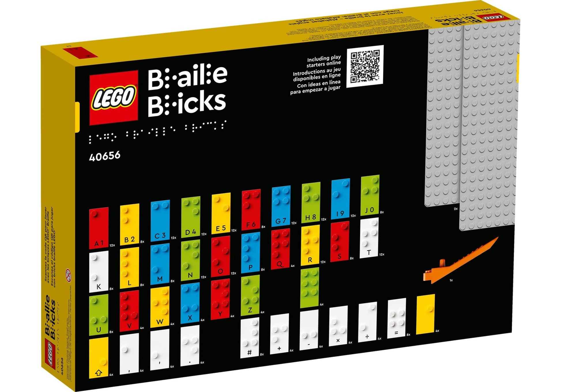 Lego 40656 Braille Bricks Spielspaß mit Braille - Englisches Alphabet - plegobil