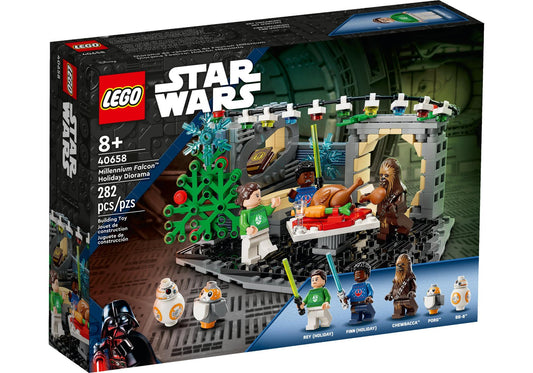 Lego 40658 Star Wars: Millennium Falcon - Weihnachtsdiorama - plegobil