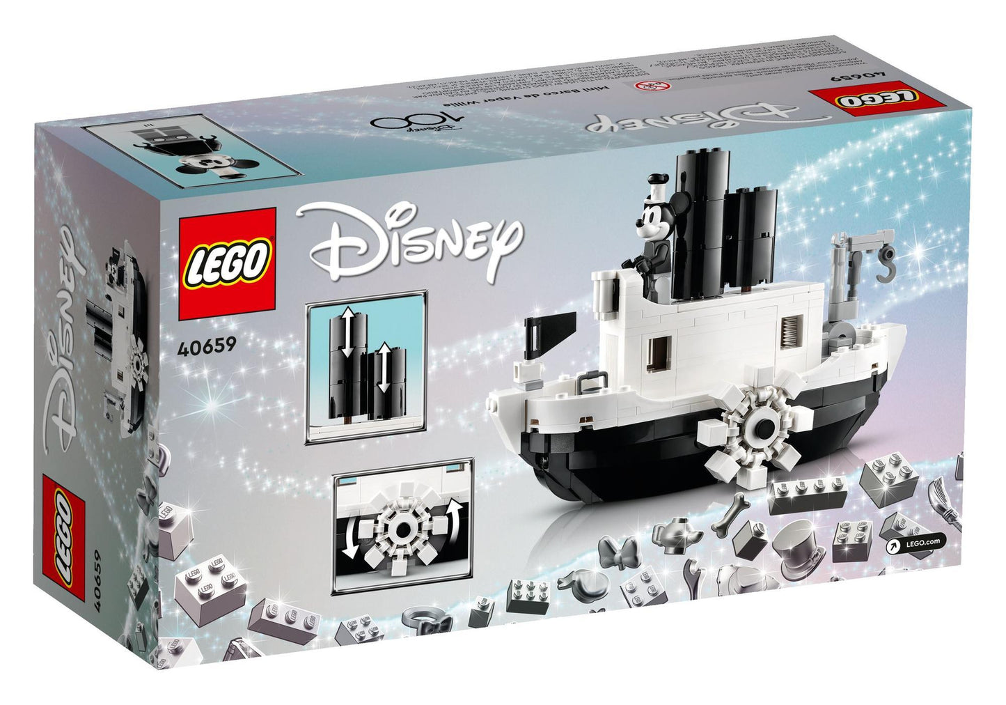 Lego 40659 Disney 100 Jahre: Steamboat Willie - Mini-Modell - plegobil