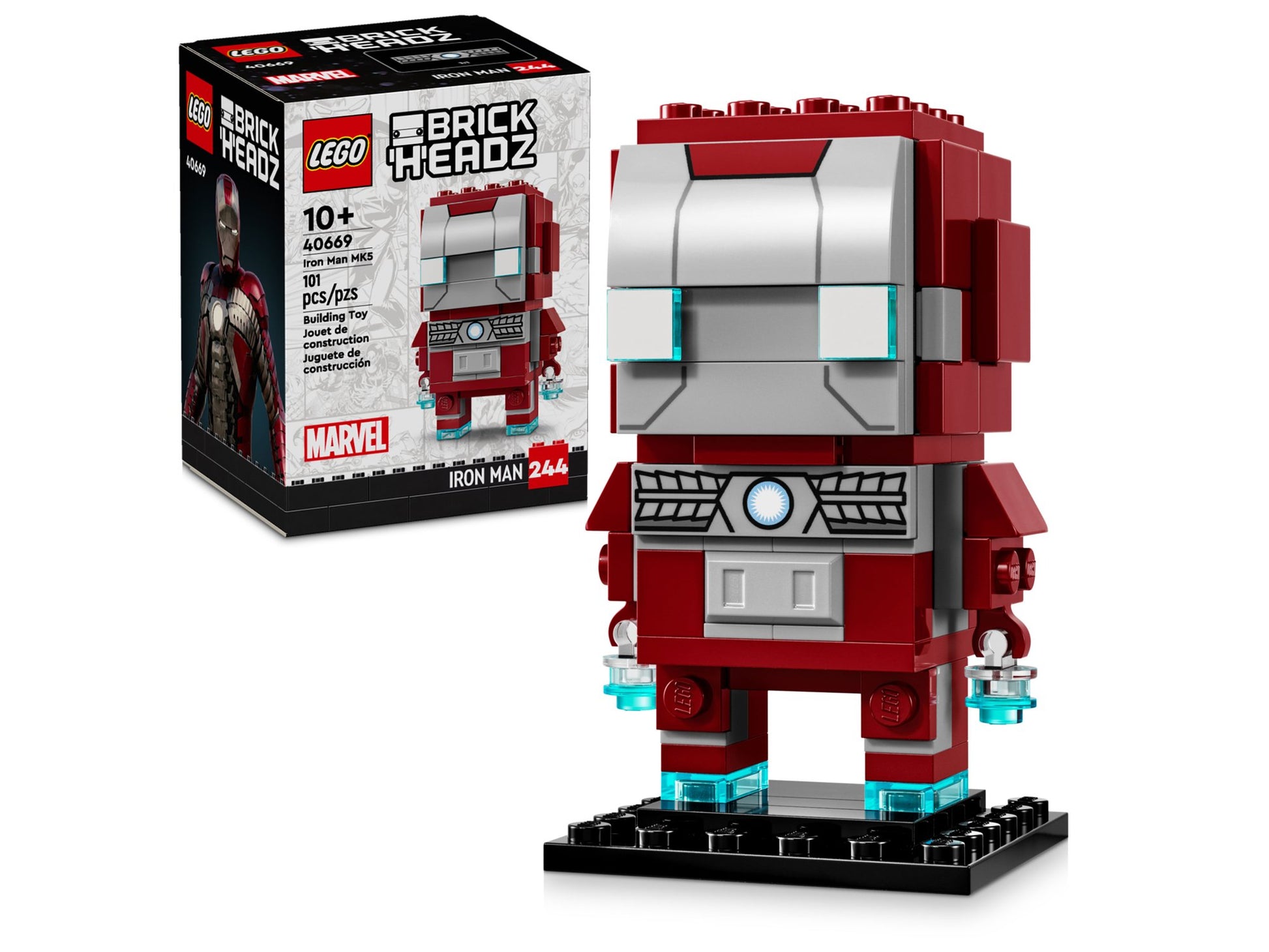 Lego 40669 BrickHeadz Marvel: Iron Man MK5 - plegobil