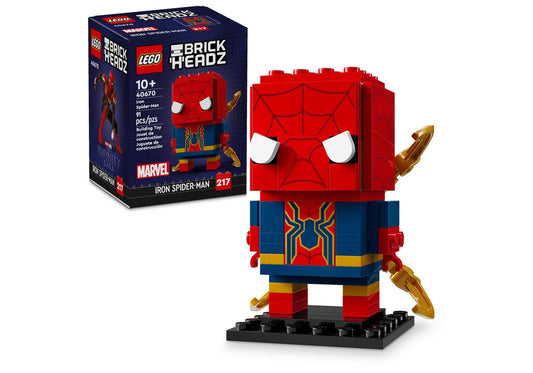 Lego 40670 BrickHeadz Spider-Man: Iron Spider-Man - plegobil