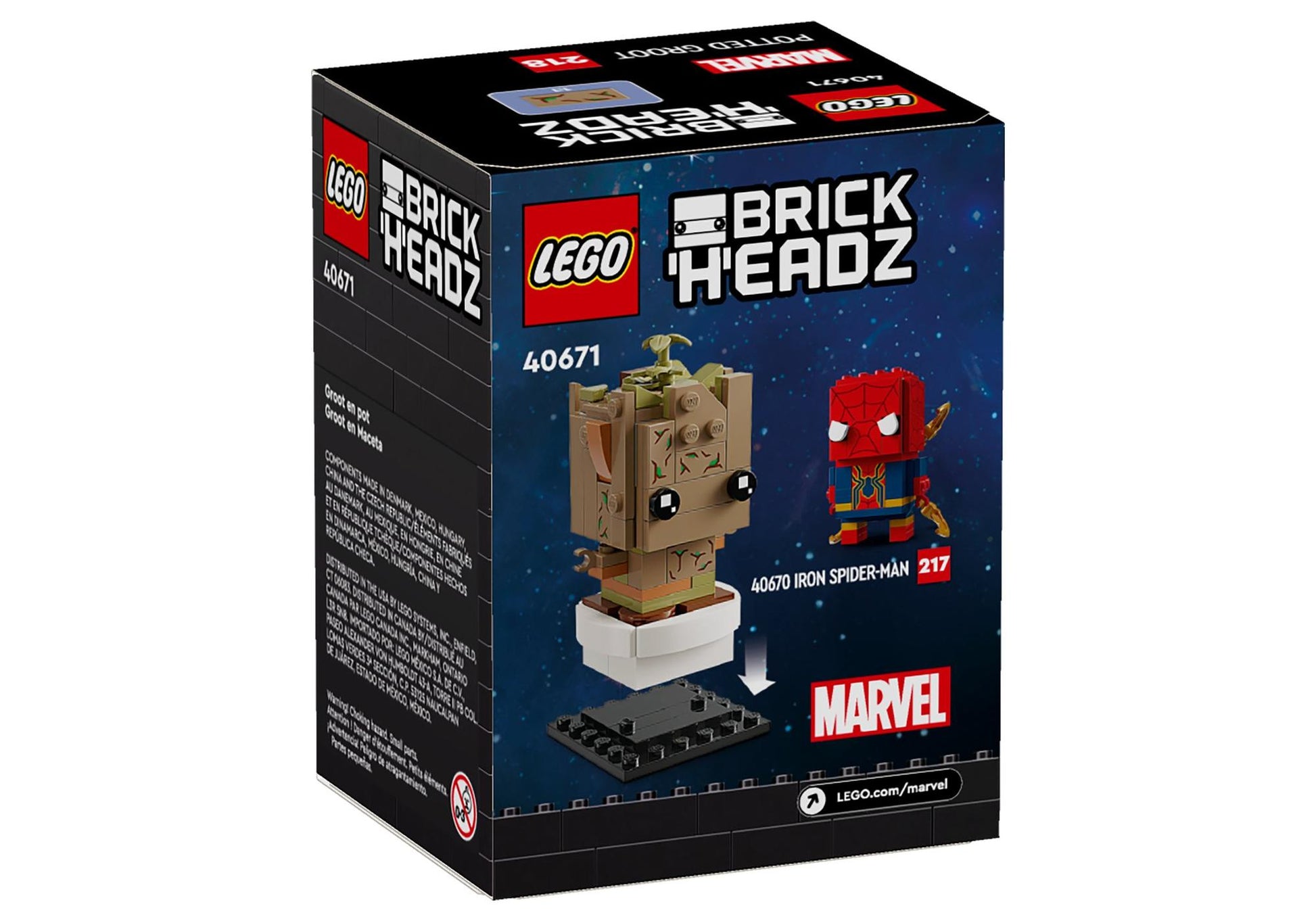Lego 40671 BrickHeadz Guardians of the Galaxy: Groot im Topf - plegobil