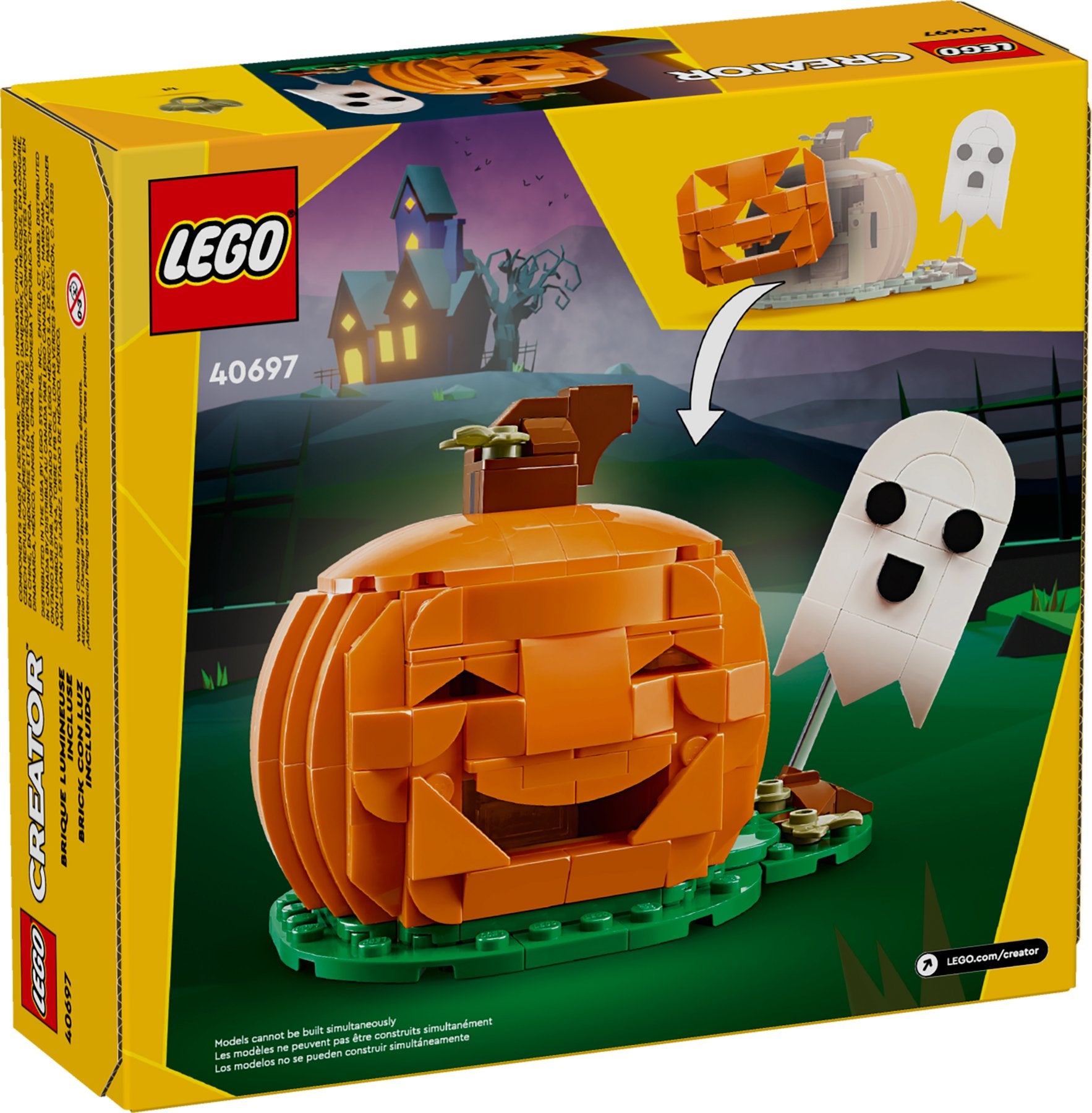Lego 40697 Creator Halloween-Kürbis - plegobil