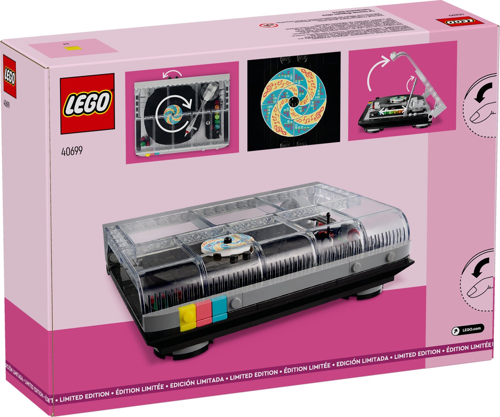 Lego 40699 Geschenk Retro-Plattenspieler - plegobil