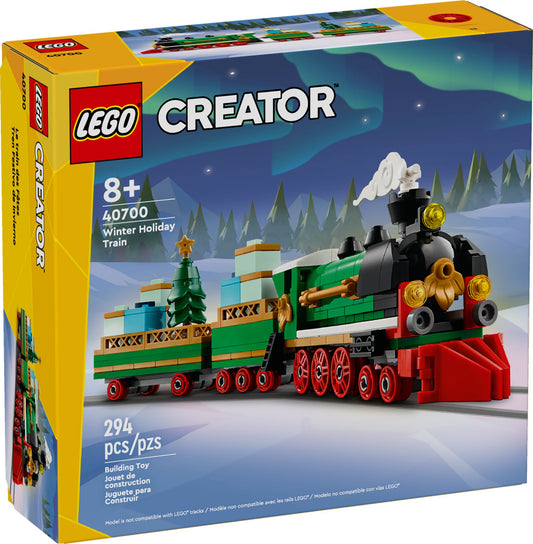 Lego 40700 Creator Geschenk Winterlicher Weihnachtszug - plegobil