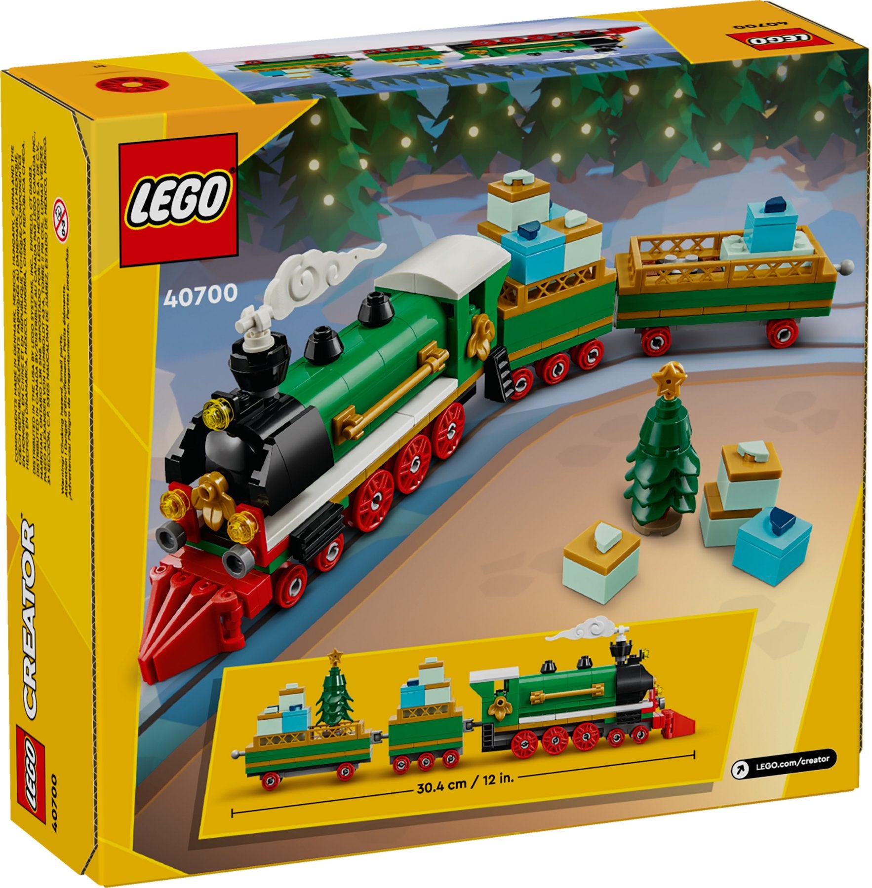 Lego 40700 Creator Geschenk Winterlicher Weihnachtszug - plegobil