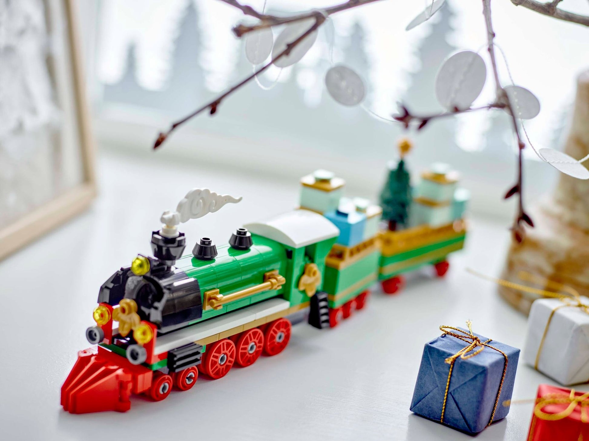 Lego 40700 Creator Geschenk Winterlicher Weihnachtszug - plegobil