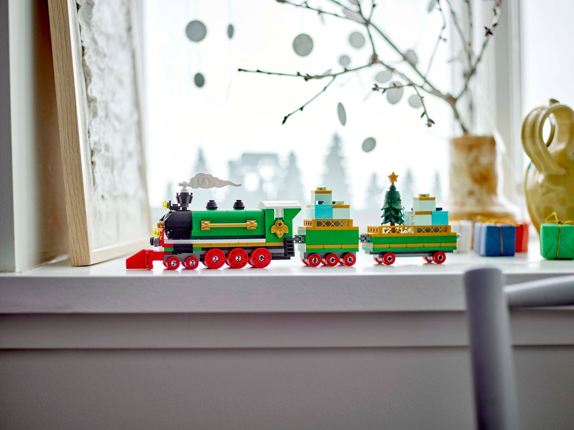 Lego 40700 Creator Geschenk Winterlicher Weihnachtszug - plegobil