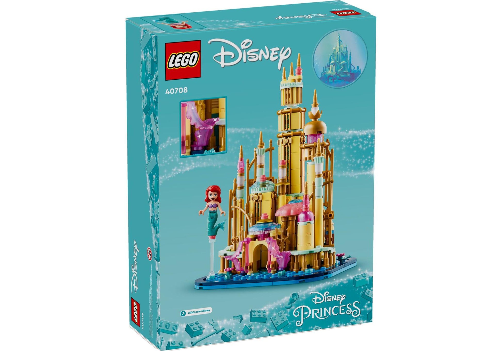 Lego 40708 Disney Princess: Arielles Mini-Schloss - plegobil