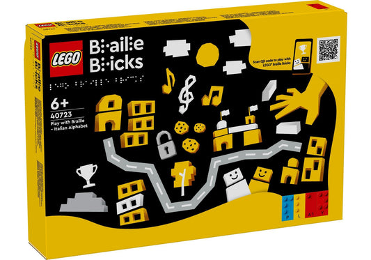Lego 40723 Braille Bricks Spielspaß mit Braille - Italienisches Alphabet - plegobil