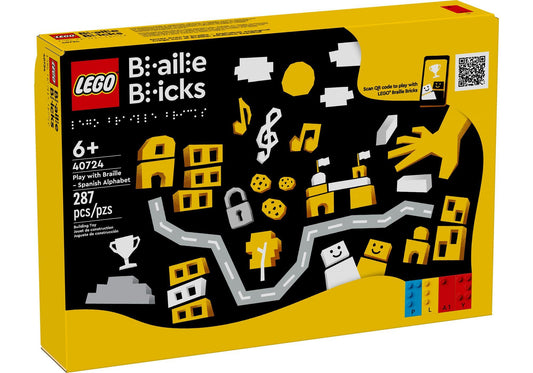 Lego 40724 Braille Bricks Spielspaß mit Braille - Spanisches Alphabet - plegobil