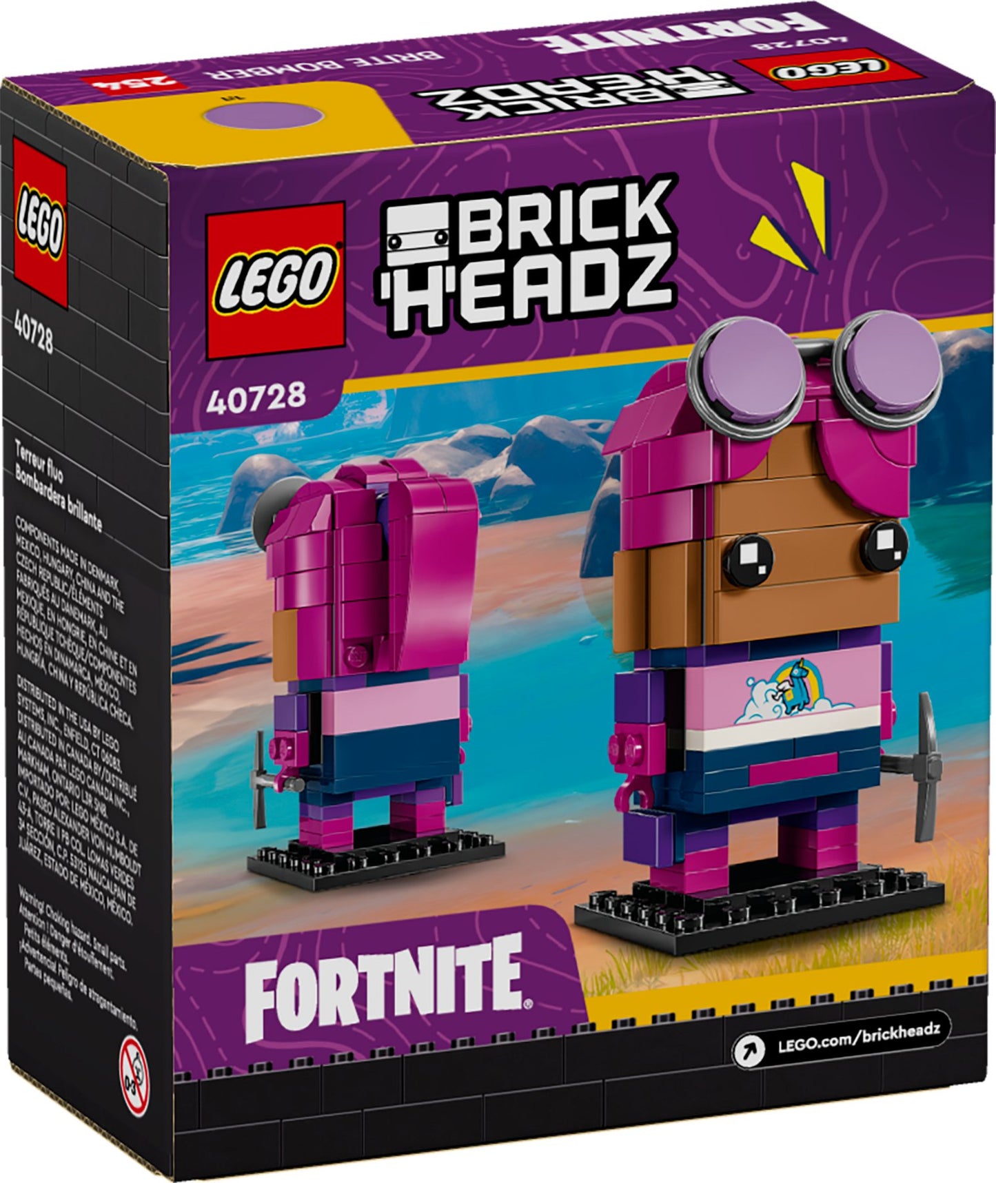Lego 40728 BrickHeadz Fortnite: Farbenbomber - plegobil