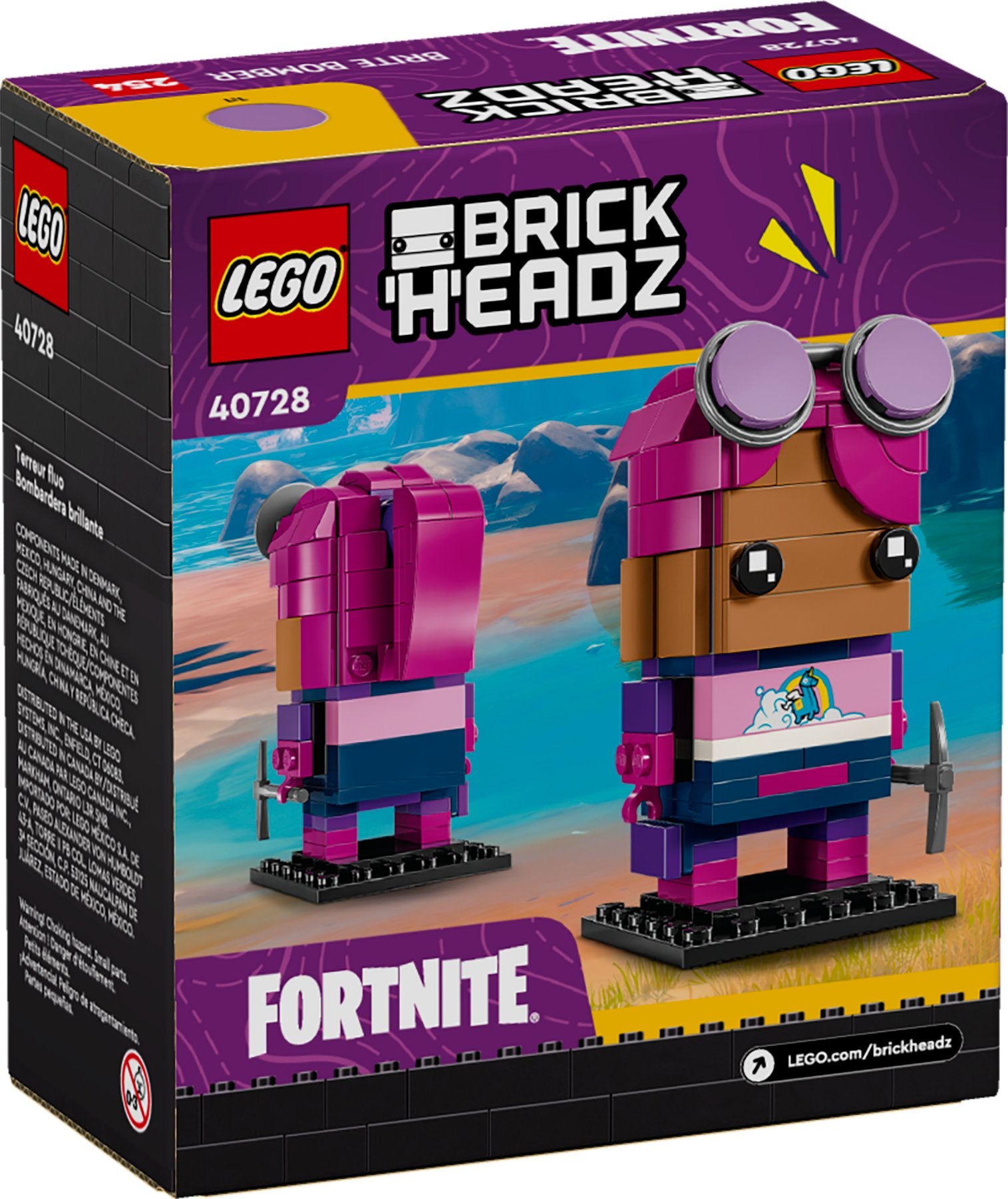 Lego 40728 BrickHeadz Fortnite: Farbenbomber - plegobil