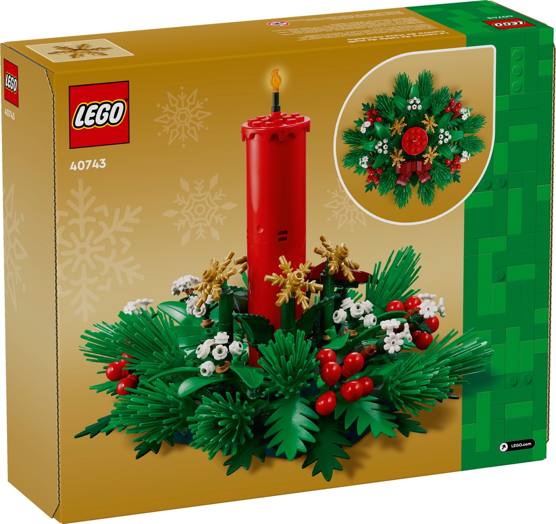 Lego 40743 Weihnachtsgesteck - plegobil