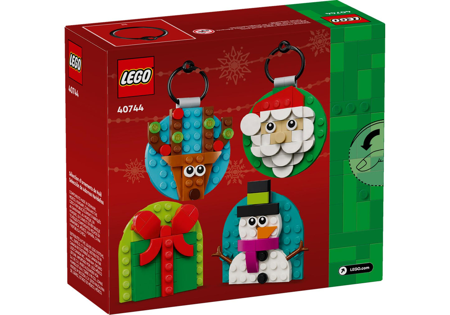 Lego 40744 Verschiedene Christbaumanhänger
