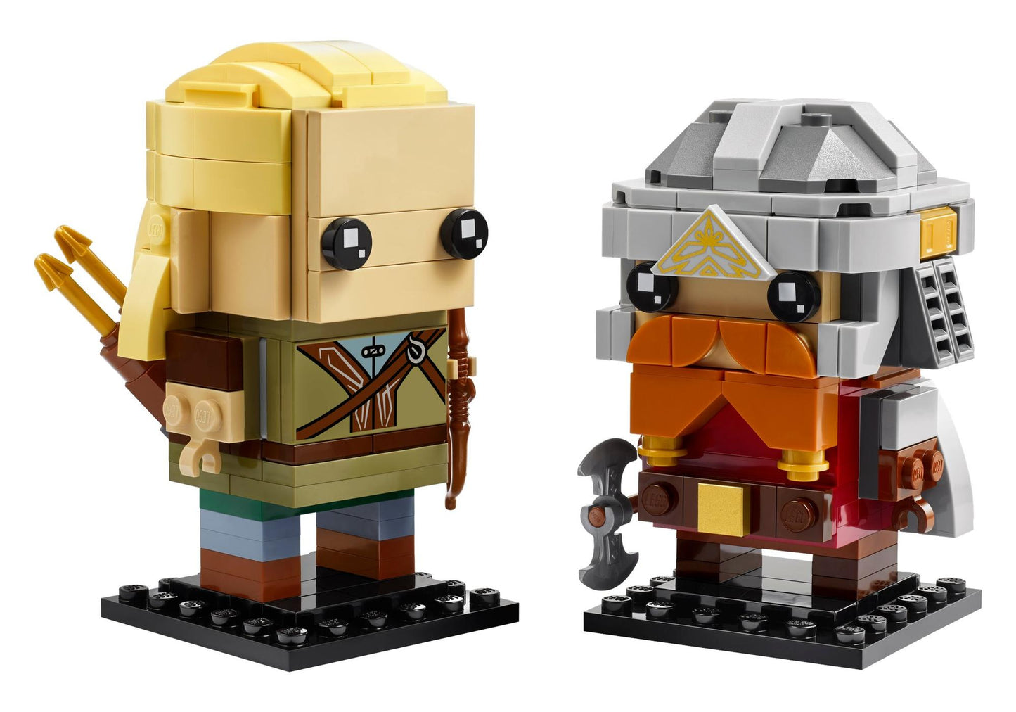 Lego 40751 BrickHeadz Herr der Ringe: Legolas und Gimli - plegobil