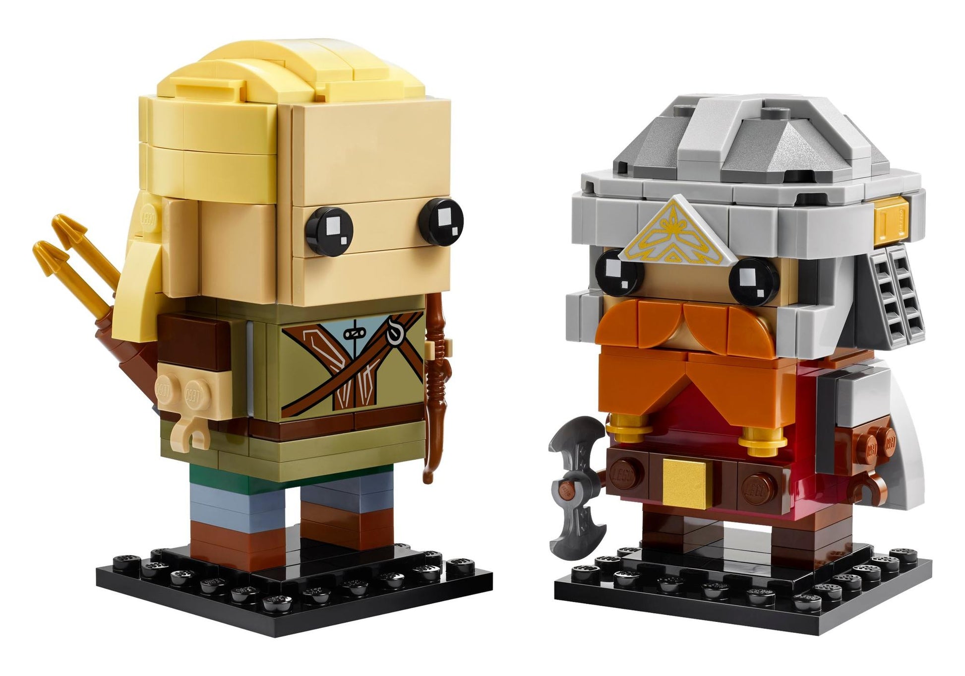 Lego 40751 BrickHeadz Herr der Ringe: Legolas und Gimli - plegobil