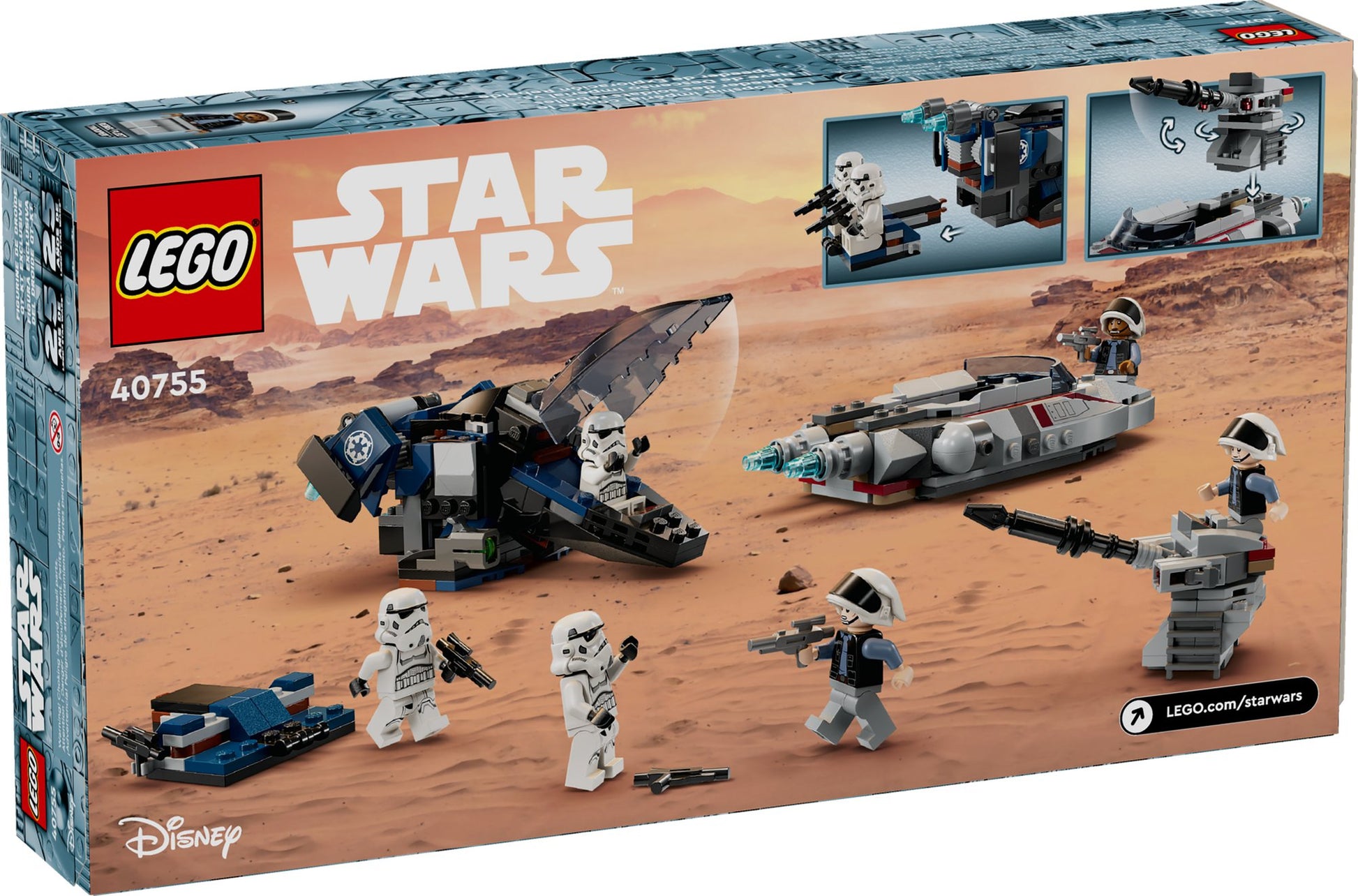 Lego 40755 Star Wars: Imperial Dropship vs. Rebel Scout Speeder - plegobil