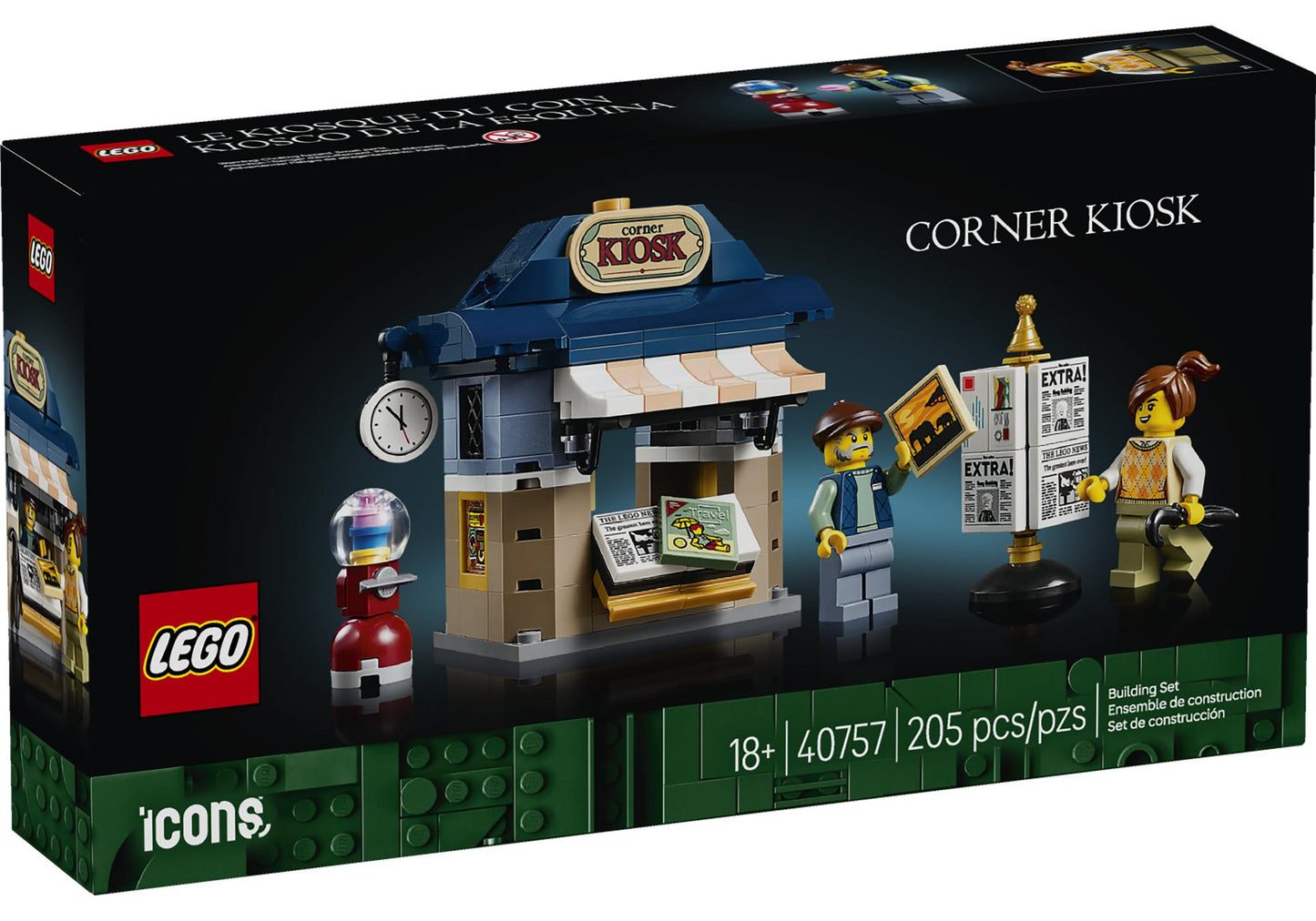 Lego 40757 Icons Kiosk an der Ecke