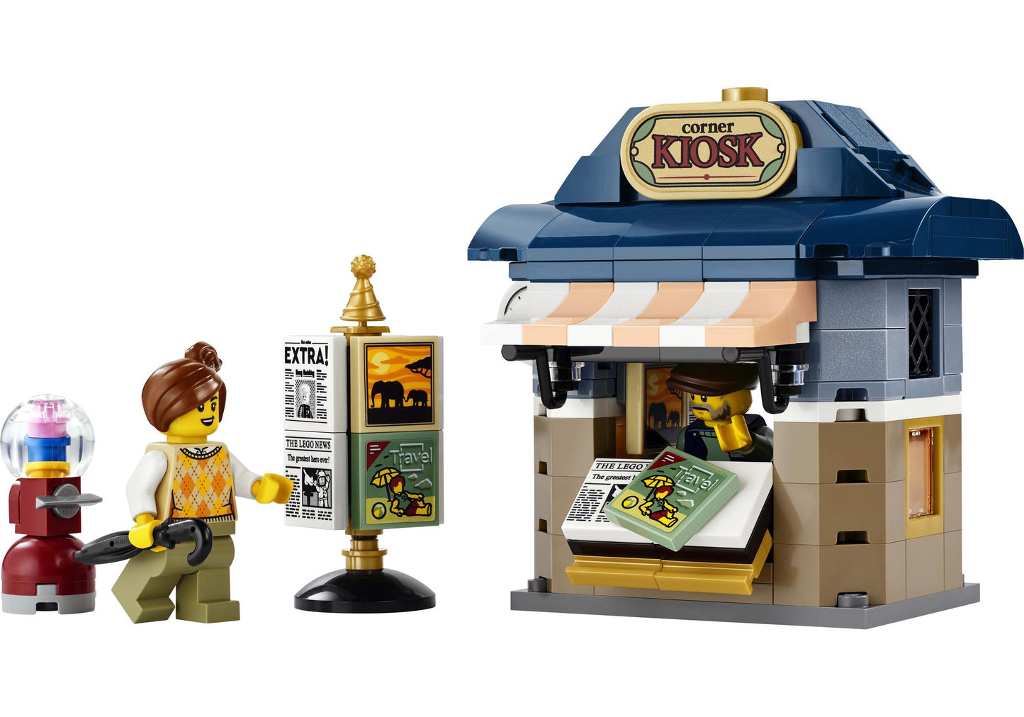 Lego 40757 Icons Kiosk an der Ecke