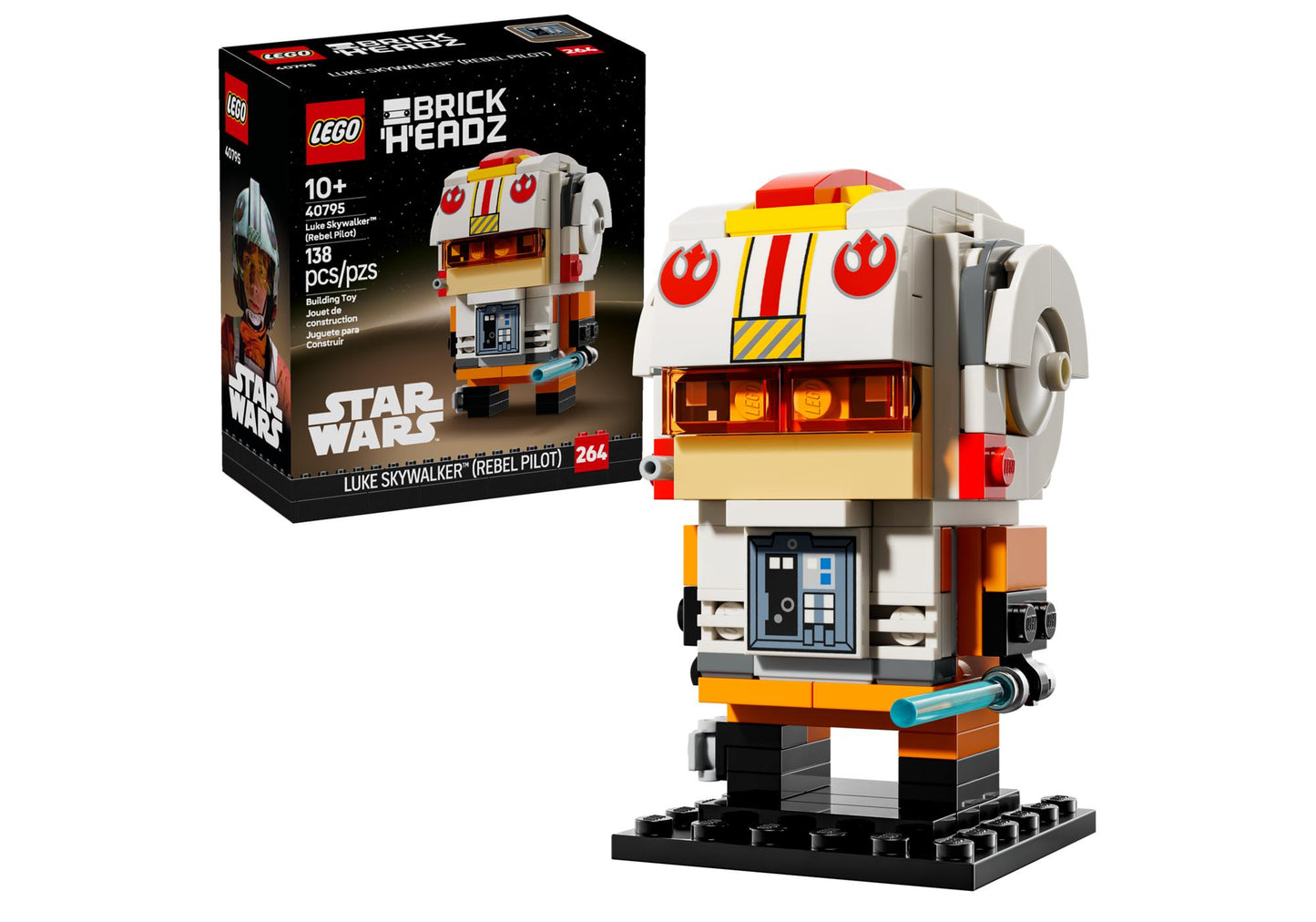 Lego 40795 BrickHeadz Star Wars: Luke Skywalker (Rebellenpilot)