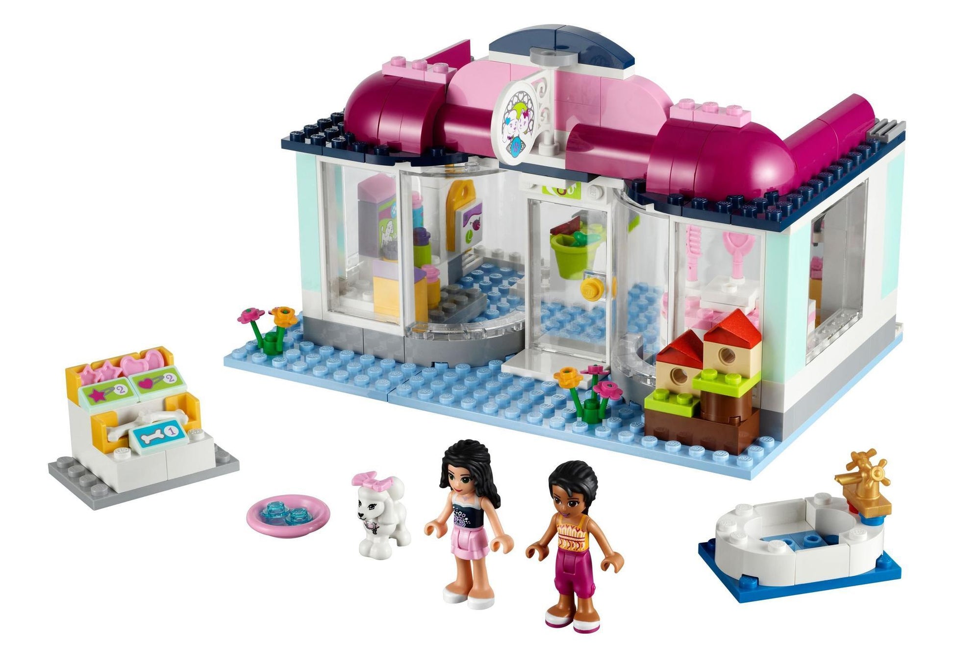 Lego 41007 Friends Heartlake Tiersalon - plegobil