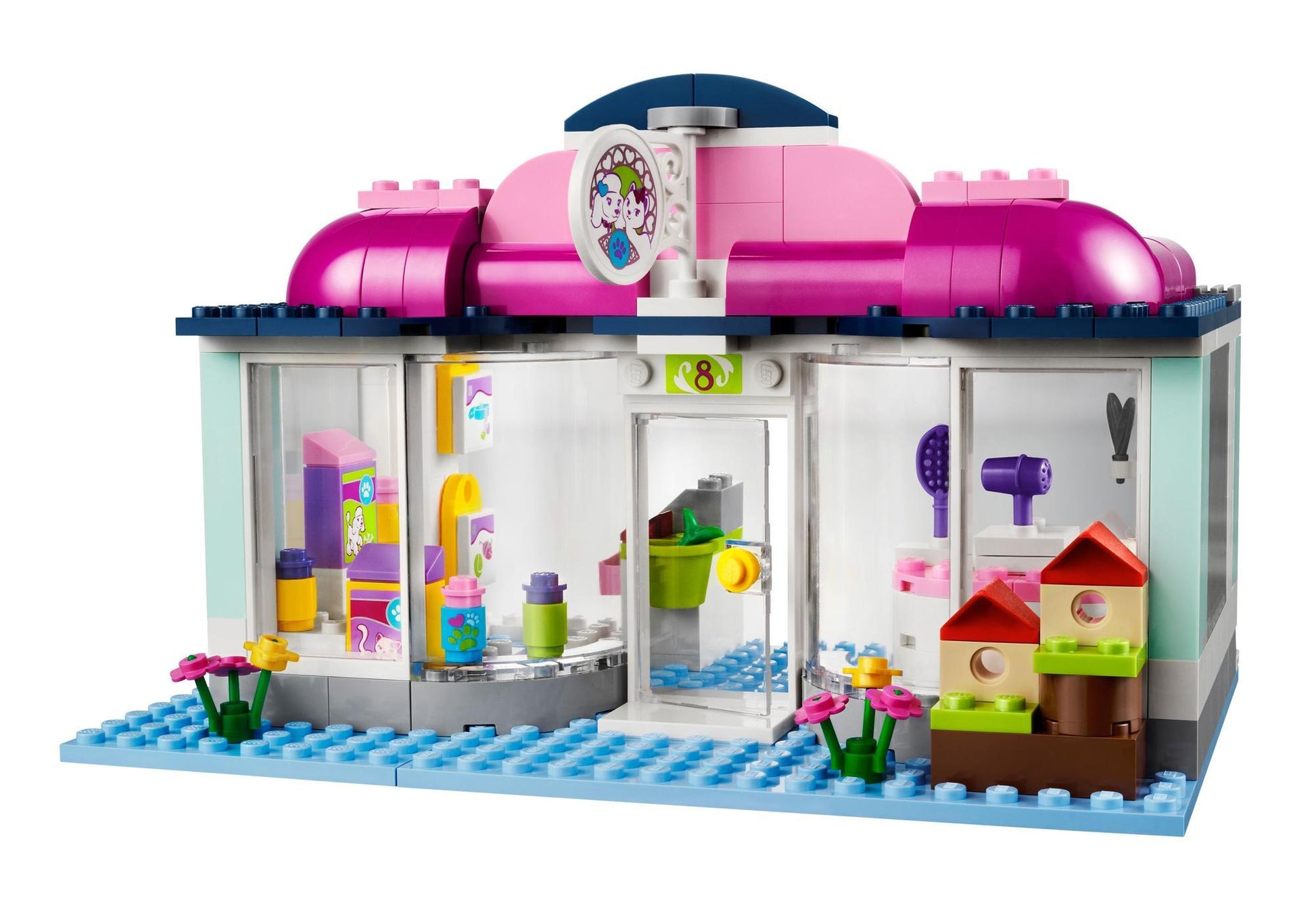 Lego 41007 Friends Heartlake Tiersalon - plegobil