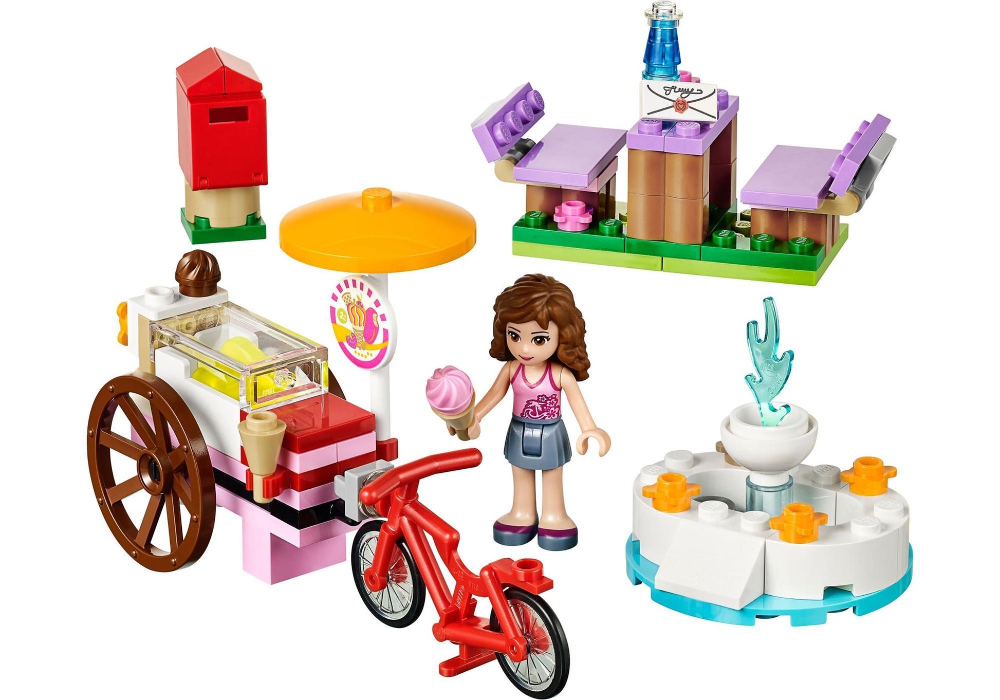 Lego 41030 Friends Olivias Eiscreme-Fahrrad - plegobil