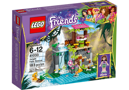 Lego 41033 Friends Einsatz am Dschungel-Wasserfall - plegobil