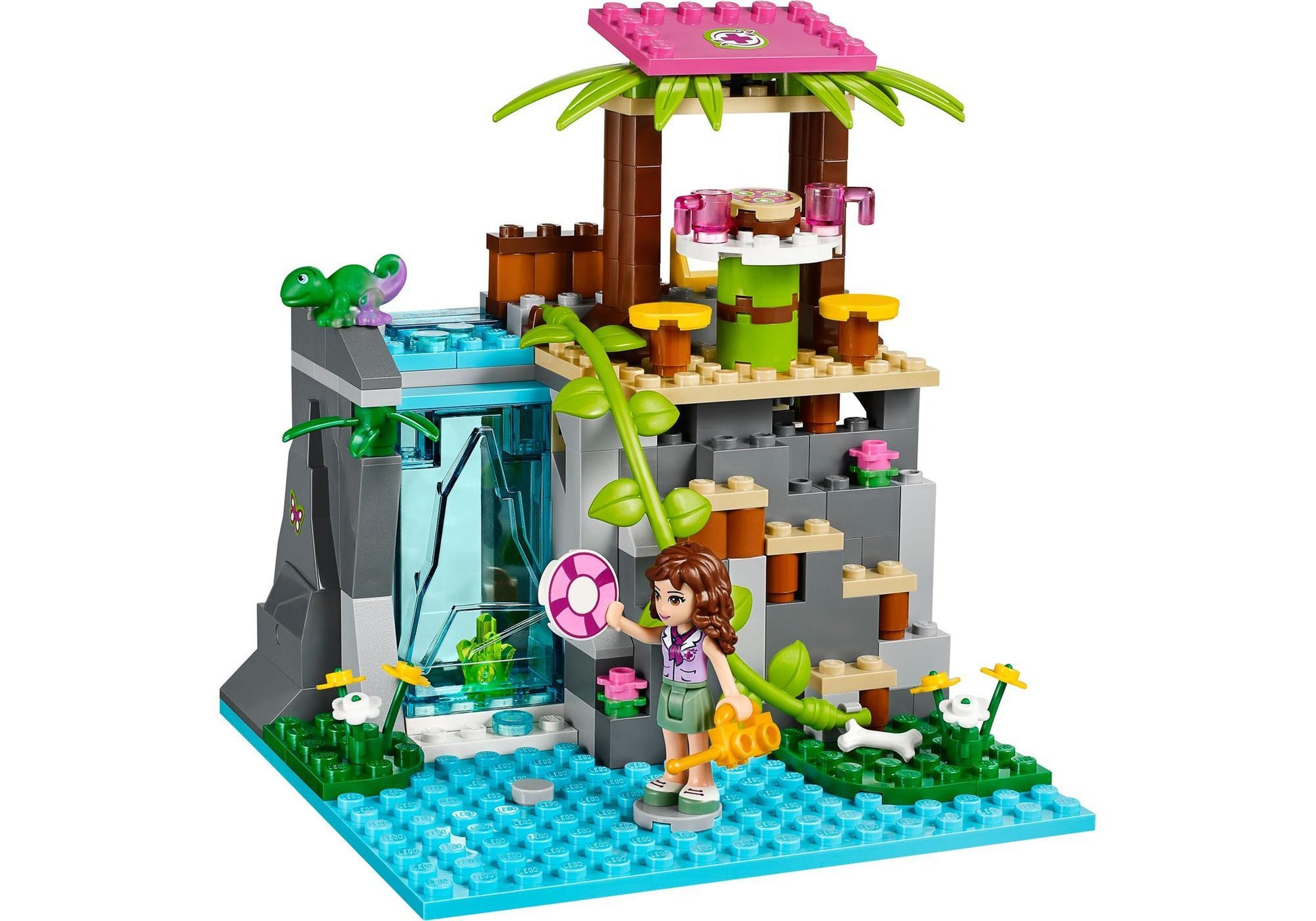 Lego 41033 Friends Einsatz am Dschungel-Wasserfall - plegobil