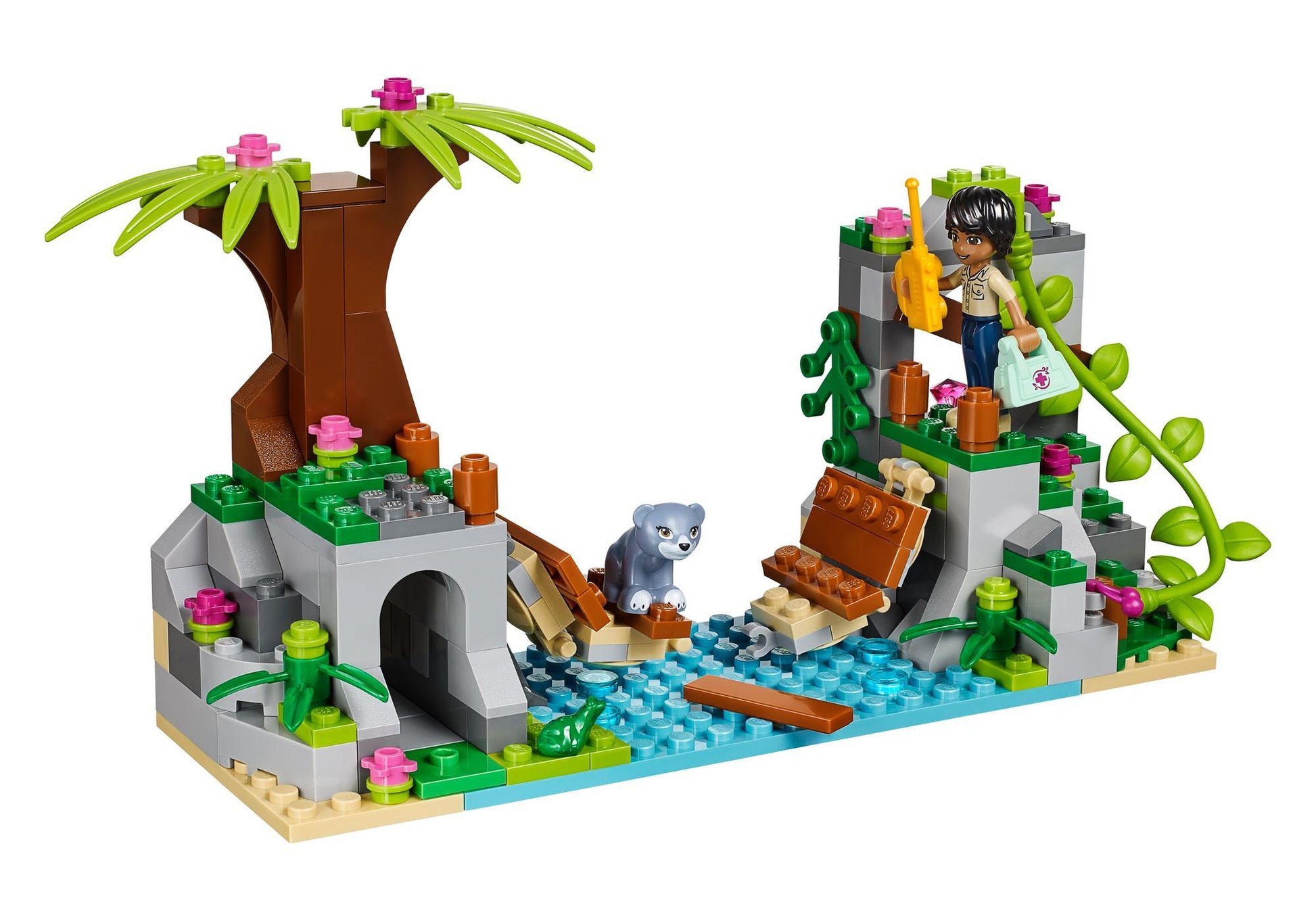 Lego 41036 Friends Rettung auf der Dschungelbrücke - plegobil