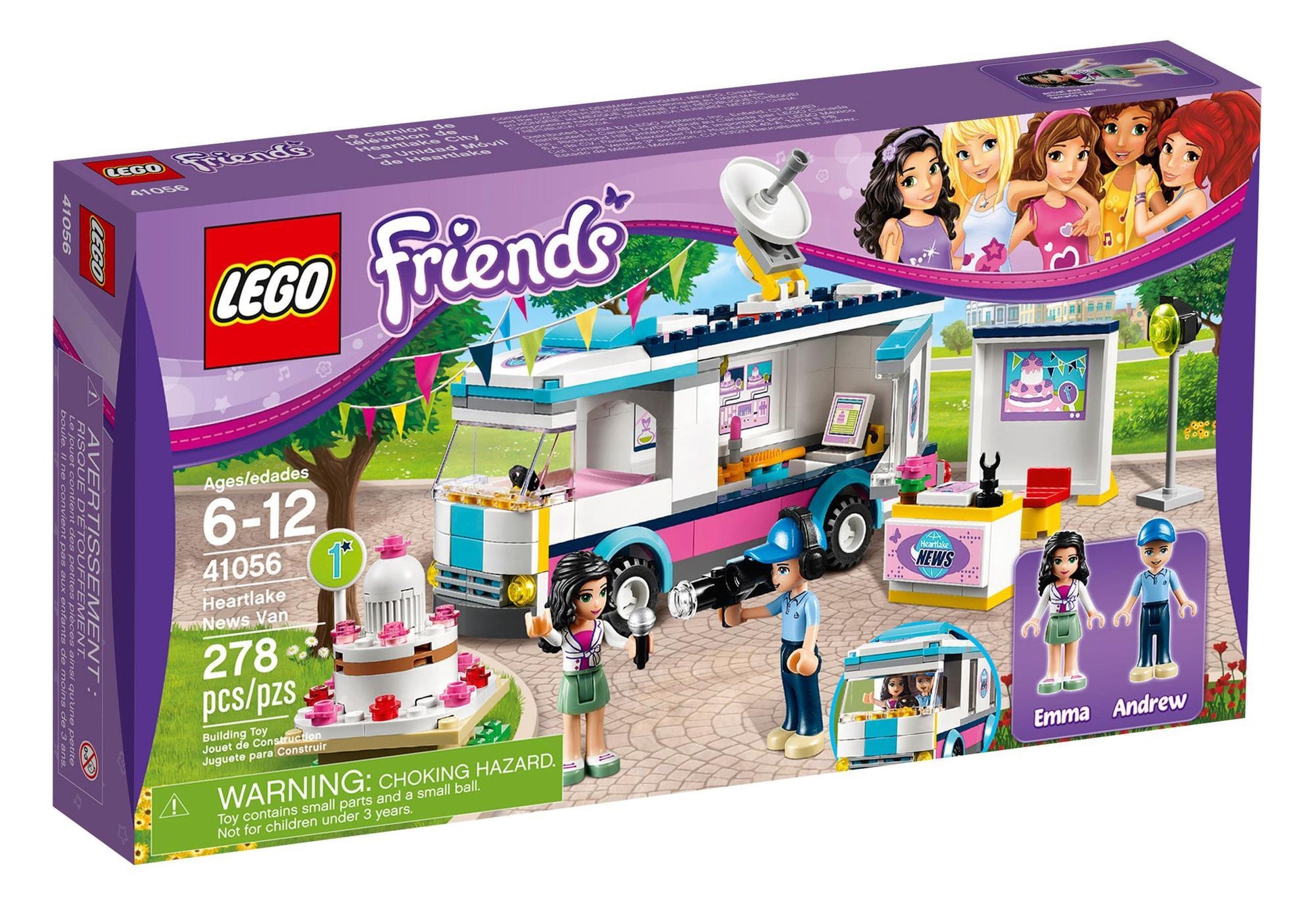 Lego 41056 Friends Mobile Fernsehstation - plegobil