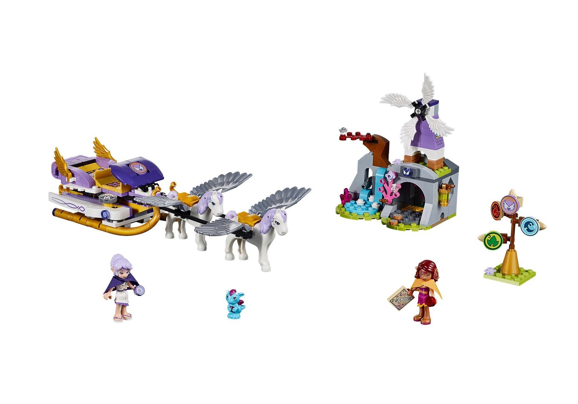 Lego 41077 Elves: Airas Pegasus-Schlitten - plegobil