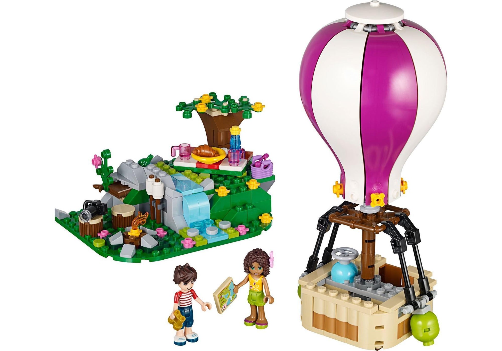 Lego 41097 Friends Heatlake Heißluftballon - plegobil