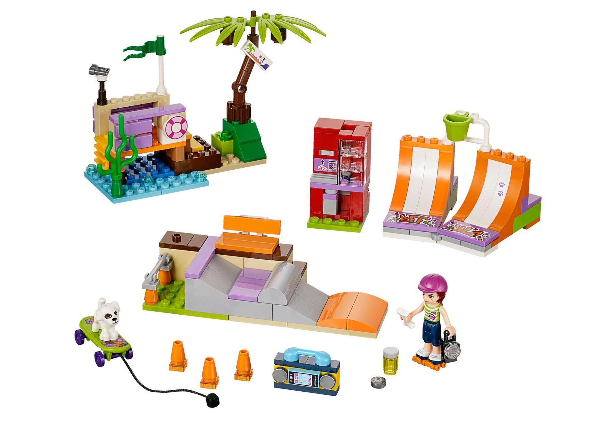 Lego 41099 Friends Heartlake Skatepark - plegobil