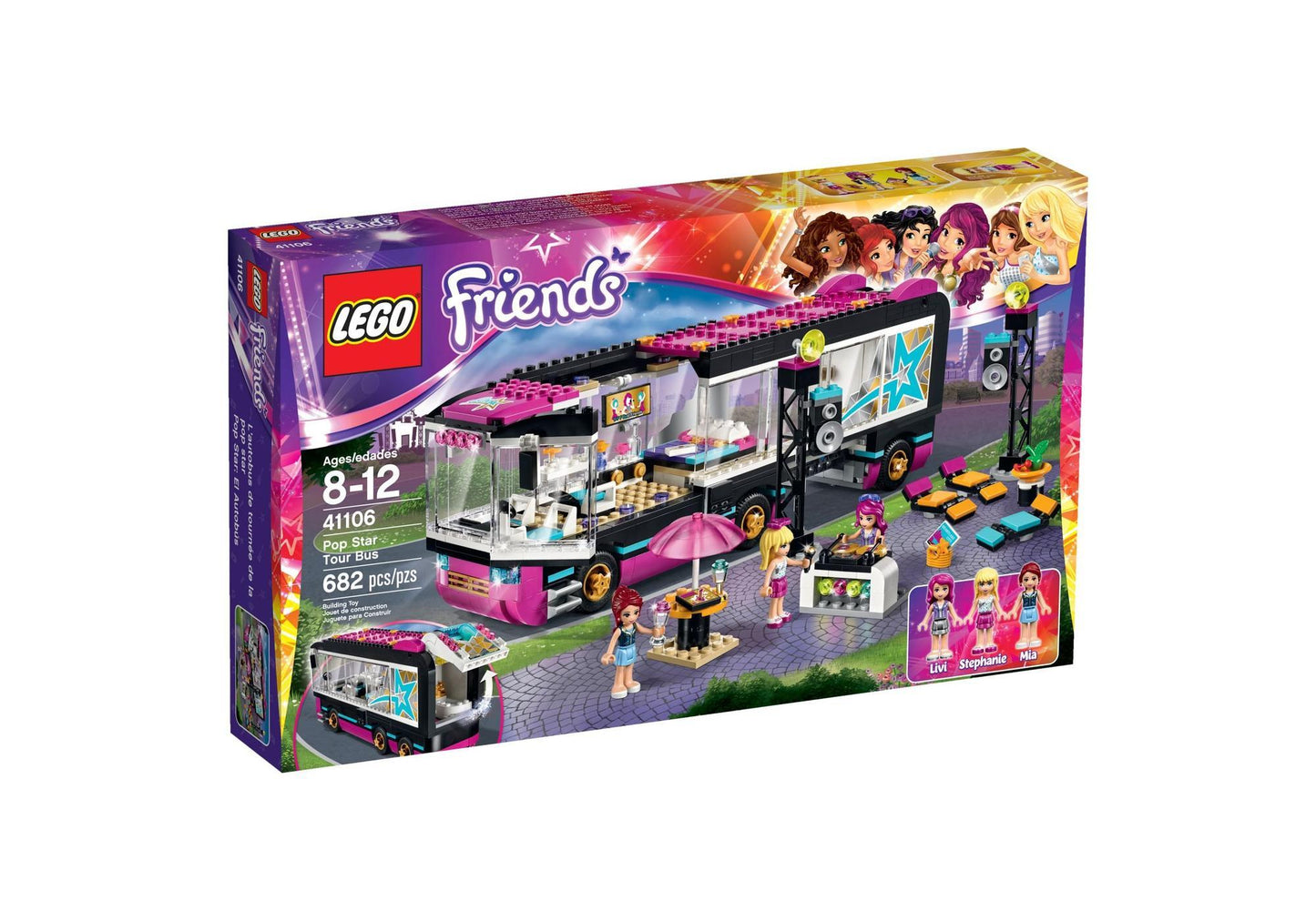 Lego 41106 Friends Popstar Tourbus - plegobil